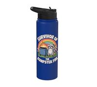 Survivor of The Dumpster Fire Stainless Steel Insulated Water Bottle