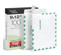 Survivor R1470 Tyvek USPS First Class Mailer, 9 x 12, White (Box of 100)