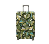 Surwin 3D Jungle Mushroom Trolley Case Protective Cover Elastic Anti-Scratch Luggage Sleeve Cover Premium Travel Suitcase Protector Dustproof Elasticized Washable (Pattern 7,XL (30-32 inches))