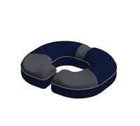 Surwin Adjustable Donut Cushion Comfort Hemorrhoids Pillow, Memory Foam Office Chair Cushions Pressure Sore Cushion Relief Cushions Long Sitting Comfort (1pcs,Square-black)