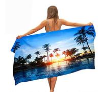 Surwin Beach Bath Towel, Microfibre Quick Dry Extra Large Lightweight Super Soft Summer Towels perfect for Travel Swim Pool Camping Fitness Sports Yoga Vacation (Blue,80x160cm)