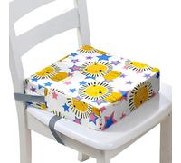 Surwin Children's Booster Seat 3D Cartoon Lion Booster Seat Dining Chair with Lock, Dismountable Adjustable Booster Seat for Dining Chair Portable Travel Booster Cushion (Star,40x40x10cm)