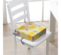 Surwin Children's Booster Seat, Portable Toddler Dining Chair with Lock, Adjustable, Lion Print (Plant, 40x40x10cm)