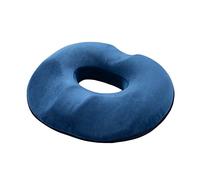 Surwin Donut Cushion Comfort Hemorrhoids Pillow Memory Foam Office Chair Cushions Pressure Sore Cushion, Pain Pressure Relief Cushions for Pregnancy, Coccyx, Post Natal (One size,men's blue)
