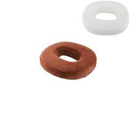 Surwin Donut Cushion Hemorrhoids Pillow Memory Foam Office Chair Cushions Pressure Sore Cushion Pain Pressure Relief Cushions for Post Natal, Coccyx, Pregnancy (38 cm,brown)