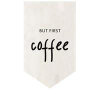 Surwin Japanese Noren Door Curtain Panel Eyelet Linen, Door Curtain Short Drop Sheer for Window Light-Filtering for Sushi Restaurant Kitchen Up to 59 cm - 260 cm & Above (White Coffee9,20 * 30cm)