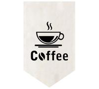 Surwin Japanese Noren Door Curtain Panel Eyelet Linen, Door Curtain Short Drop Sheer for Window Light-Filtering for Sushi Restaurant Kitchen Up to 59 cm - 260 cm & Above (White Coffee11,20 * 30cm)