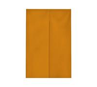 Surwin Japanese Noren Doorway Curtain Cotton Linen Artistic Style Solid Color Door Curtain Window Treatment Tapestry for Kitchen Bistro Partition Shading Home Decorative (85x180cm,Mustard yellow)
