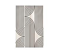 Surwin Japanese Noren Doorway Curtain Green Nordic Cotton Linen Door Curtain Window Treatment Tapestry for Decorative Kitchen Partition Bistro Shading Home (90x120cm,Abstract geometry)