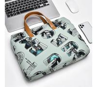 Surwin Laptop Bag, 13.3/14.1/15.6 Inch Laptop Sleeve Case with Soft plush Lining Zippered Laptop Bags for Women Men, Laptop Handbags for Business, Office, School (13.3/14.1 inch,Green)