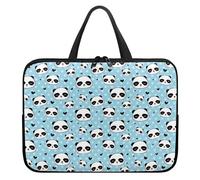 Surwin Laptop Sleeve Case with Handle,Strawberry Pattern Computer Covers for Laptops Waterproof Laptop Cover Bag with Zipper Laptop Briefcase Bag Durable Laptop Sleeve (15 inch,Love Heart)
