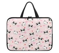Surwin Laptop Sleeve Case with Handle,Strawberry Pattern Computer Covers for Laptops Waterproof Laptop Cover Bag with Zipper Laptop Briefcase Bag Durable Laptop Sleeve (12 inch,Dog Paw Print)