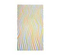 Surwin Large Beach Towel Microfibre Stripe Bath Towel Quick Dry Lightweight Summer Towels for Travel, Swim, Camping, Fitness, Sports, Yoga (Color Wave,80x180cm)