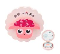 Surwin Tooth Fairy Box, Tooth Box Wooden Baby, First Milk Teeth Keepsake Boxes, Child Teeth Keepsake Box, for Fairy Gifts Baby Shower Birthday Gift (Pink B)