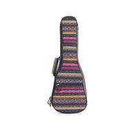 Surwin Ukulele Case, 26 Inch, Bohemia 1, Floral Pattern, Zipper Closure, Nylon Material, Unisex, Modern Style, Adjustable Strap, 1 Compartment, Ukulele Gig Bag, Case
