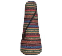 Surwin Ukulele Case Bag, Ukulele Gig Bag for 21/23 26 Inch Ukulele, Backpack Adjustable Ukulele Cover Padded Bag for Concert, Soprano, Tenor (21/23inch,boho green)