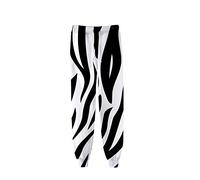 Surwin Women Men Sport Trousers, 3D Animal Leopard Skin Printed Training Sweatpants Casual Plus Size Unisex Joggers Parkour Long Pants with Drawstring Pockets S-4XL (Zebra Pattern,S)