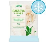 Surya Frozen Cassava Chunks 1kg