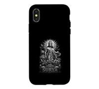 Surya Sun God Hindu Vedic Solar Deity Chariot Power Case for iPhone X/XS