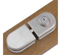 SUS304 Glass Sliding Door Latch Lock 304 Stainless for Home DIY MMS490 I 1Pcs(A)