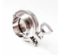 SUS304 PTFE End Cap Tri Clamp Set, for Home DIY Heavy Duty Sanitary Clamps(16mm K25.4)