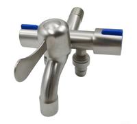 SUS304 Triple Outlet Faucet Valve Independent Control | One inlet three outlets, for no cross-interference, separate appliance regulation, stable water pressure, leak- for proof