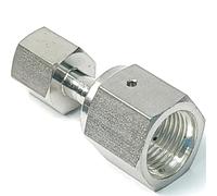 SUS316L Stainless Steel Pipe Fitting Connector Coupler Adapter - 1PCS(1/2VCR F-1/2 NPT)