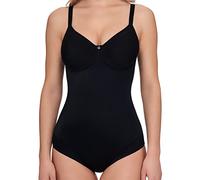 Susa Bodysuit with Underwire, Catania 6552, Sizes A-E, Figure-Shaping Bodysuit for Women Made of Breathable Spacer Material, Shapes Waist, Stomach & Butt, Invisible Under Clothing Black