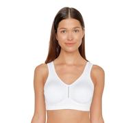 Susa Bra Without Underwire, Relief Bra with Highly Functional Cut, Non-Wired Bra with Wide Straps for max. Support up to Large Sizes, White, 42E