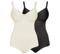 Susa Catania Pack of 2 Wired Bodysuit 6552 34-42 A-E Ivory with Div Colours
