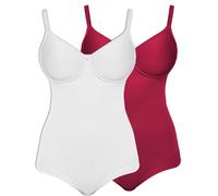 Susa Catania Pack of 2 Wired Bodysuit 6552 34-42 A-E White with Div Colours