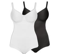 Susa Catania Pack of 2 Wired Bodysuit 6552 34-42 A-E Black with Div Colours