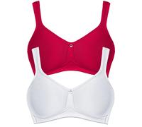 Susa Catania Pack of 2 Wireless Spacer Bra 7870 34-42 A-E White with Div Colours