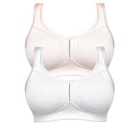 Susa Cremona Pack of 2 Full Figure Non-wired Seamless Bra 7761 Nude Div Colours