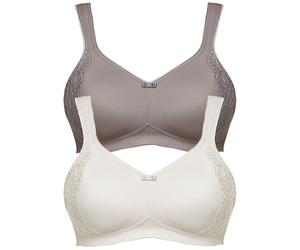 Susa London Pack of 2 Minimizer Bra without Underwiring 8014 34-46 B-G