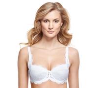 Susa Women's Wiesn-zauber Dirndl Bra 8033 Balconette, Semi-Transparent Inches, White, 42A