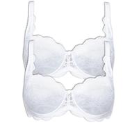 Susa Oktoberfest Pack of 2 Dirndl Bra with Removable Push Up Padding 8033 White