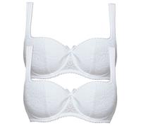 Susa Oktoberfest Pack of 2 Underwired Dirndl Bra w/ Padding 7592 32-44 B-E White