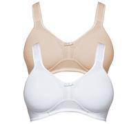 Susa Pack of 2 Cotton Rich Support Bra without Underwiring 7619