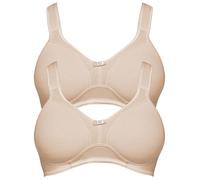 Susa Pack of 2 Cotton Rich Support Bra without Underwiring 7619