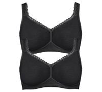 Susa Pack of 2 Non-wired Swiss Organic Cotton Bra 7758