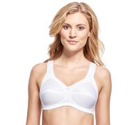 Susa Topsy Non-wired Bra with Wide Padded Straps 100% Cotton 9617 White