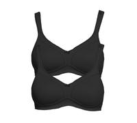 Susa Topsy Pack of 2 Non-wired Bra 7077 Black White Off-White Beige Blue