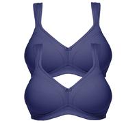 Susa Topsy Pack of 2 Non-wired Bra 7077 Marine with Div Colours
