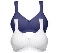 Susa Topsy Pack of 2 Non-wired Bra 7077 Marine with Div Colours