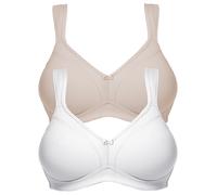 Susa Topsy Pack of 2 Non-wired Bra 7077 White with Div Colours