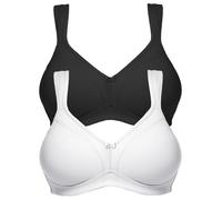 Susa Topsy Pack of 2 Non-wired Bra 7077 White with Div Colours