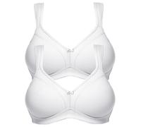 Susa Topsy Pack of 2 Non-wired Bras 7077 in Black or White