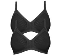 Susa Topsy Pack of 2 Non-wired Cotton Blend Bra 9481