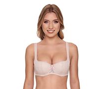 Susa Women's 7592 Dirndl Bra, Semi-Sheer, Pure Beige, 38A